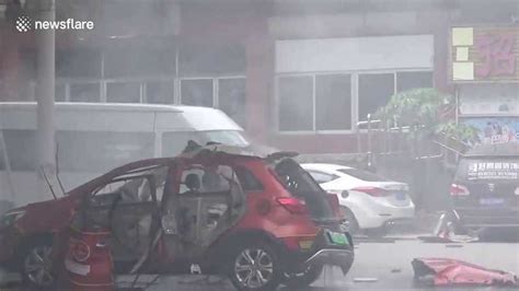 Watch This Explosion Of Charging An Electric Car Captured On Video