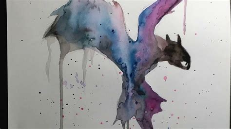 Watercolor Dragon at PaintingValley.com | Explore collection of ...