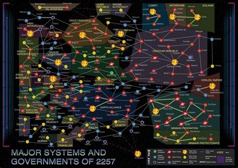 Big Map of Babylon 5 Space : babylon5