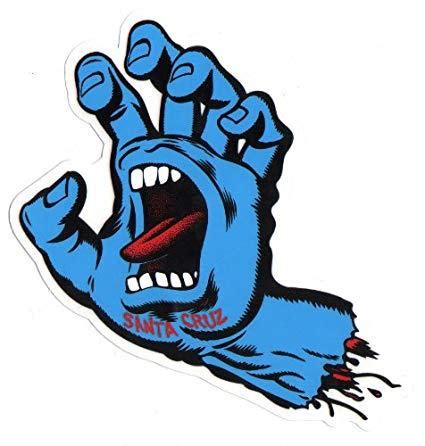 Santa Cruz Screaming Hand Logo - LogoDix