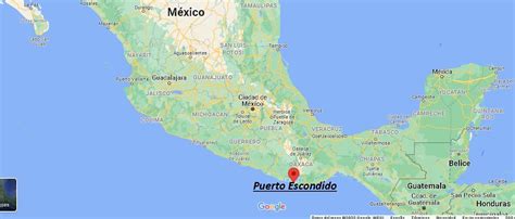 ¿Dónde está Puerto Escondido Mexico? Mapa Puerto Escondido - ¿Dónde ...