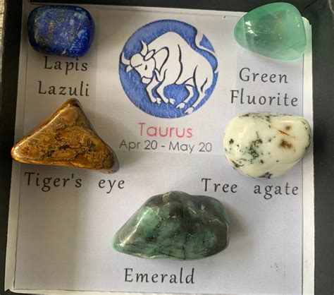 Taurus Crystals Healing Stones/Taurus Zodiac | Etsy