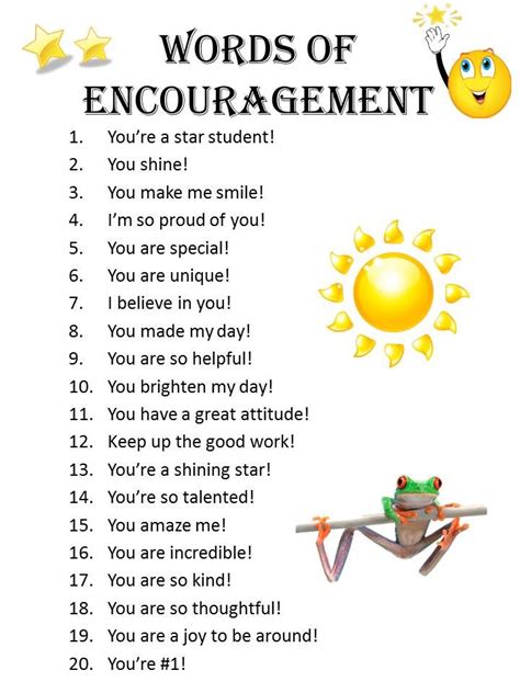 Positive Words Of Encouragement For Students - Hermia Wilhelmine