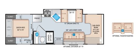 Motor Coach Floor Plans - floorplans.click