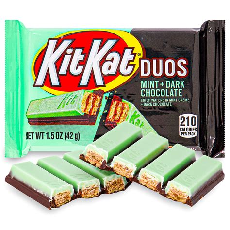 Kit Kat Duos Dark Chocolate Mint Bars | Hershey's USA