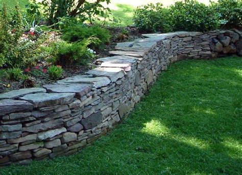 Stone walls garden, Landscaping with rocks, Garden stones