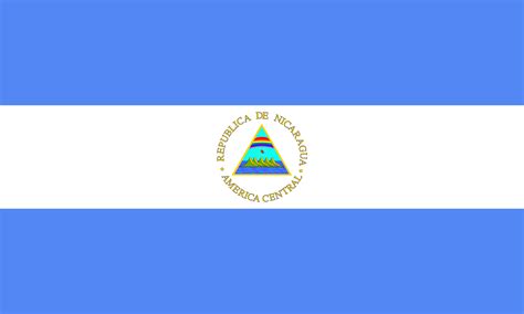 Nicaragua Flag Printable - Printable Templates