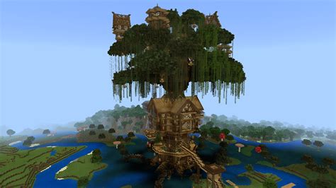 How To Build A Treehouse In Minecraft - How To Do Thing