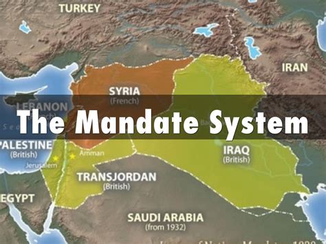 The Mandate System - iconfasr