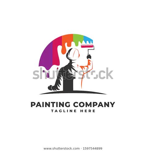 Painting Logo, Painted Rainbow, 3d Typography, Artist Logo, Paint ...