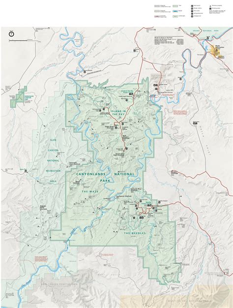 Canyonlands Maps and Guide | NPMaps.com - just free maps, period.