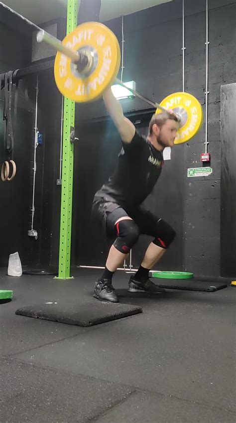 Been working on snatch technique lately. This is an 80% double, any ...