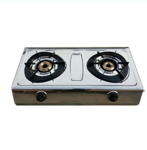 Pigeon Stainless Steel Two Burner Gas Stove at Rs 810 | Two Burner Gas ...