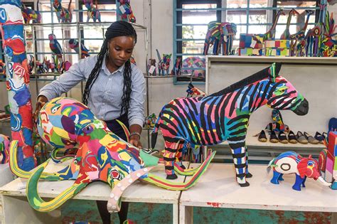 See How Discarded Flip-Flops in Kenya Become Stunning Sculptures