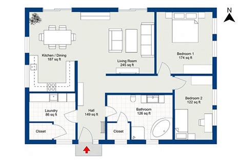 Simple Floor Plan With Dimensions In Mm | Floor Roma