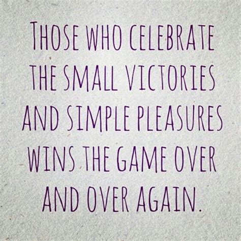 Nothing succeeds like success. Minor victories spawn major victories ...