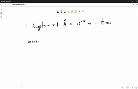 SOLVED: "Question #3: You'Il encounter the Angstrom in this week's lab ...