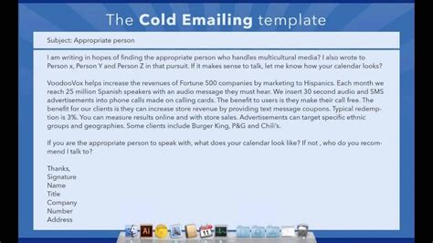 Cold Email Template For Digital Marketing Services