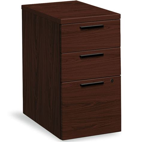 HON 3 Drawers Vertical Lockable Filing Cabinet, Brown - Walmart.com ...