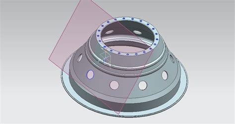 How to make holes on a curved surface in NX that patterns around the ...