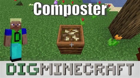 Composter in Minecraft - YouTube