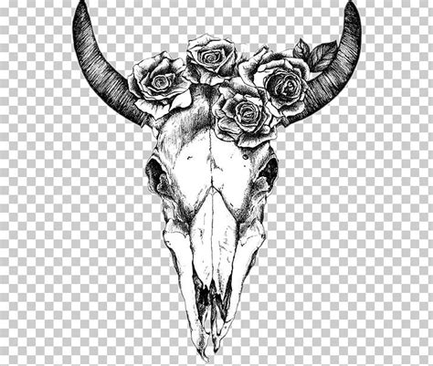 Texas Longhorn Drawing Human Skull Symbolism Bull PNG, Clipart, Art ...