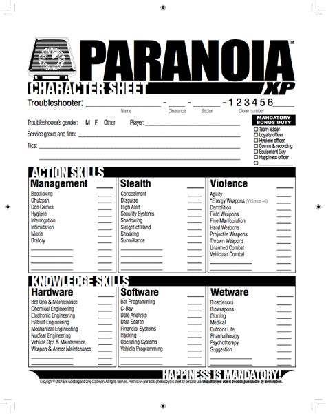 RPG Spotlight: Paranoia - Bell of Lost Souls