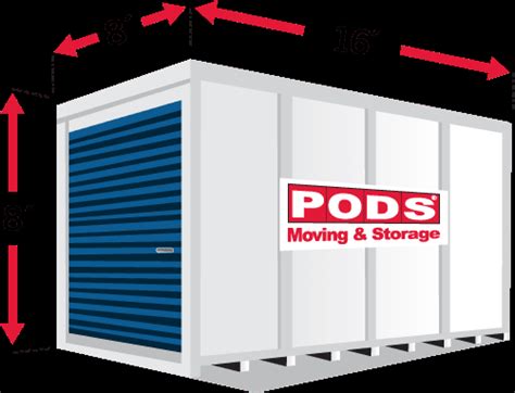 PODS Container Sizes | Moving & Storage | PODS Manchester