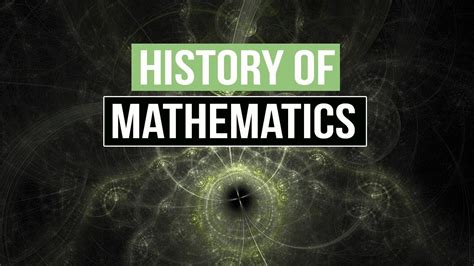 The History of Mathematics and Its Applications - YouTube