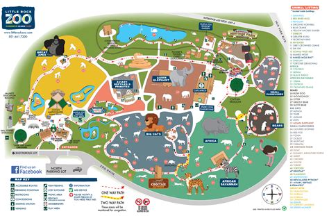 Zoo Map | Little Rock Zoo