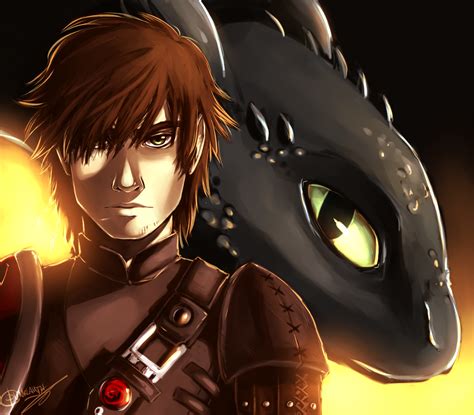 HTTYD - Hiccup and Toothless by Dunklayth on DeviantArt