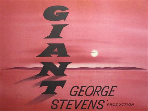 Giant Poster, UK Quad, 1957