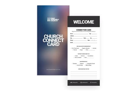 Church Connection Card - 6+ Examples, Illustrator, Design, Word ...