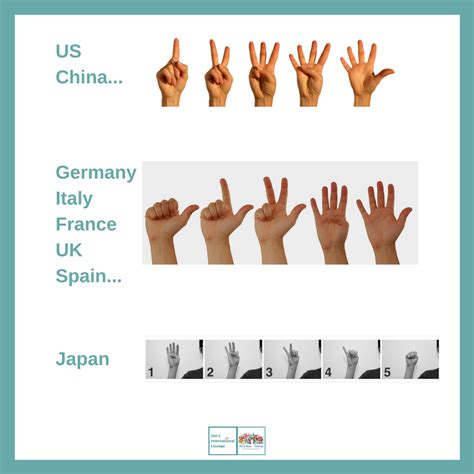 Finger-counting across cultures - Ute's International Lounge & Academy