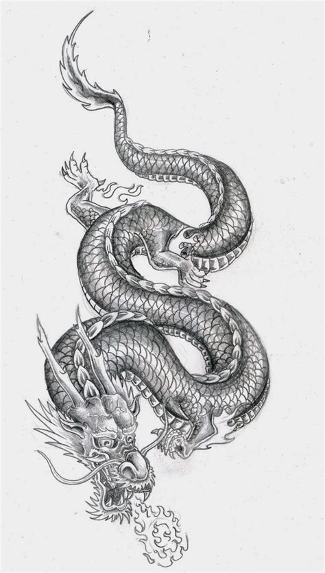 Tattoos Book: +2510 FREE Printable Tattoo Stencils: Dragon tattoo stencils