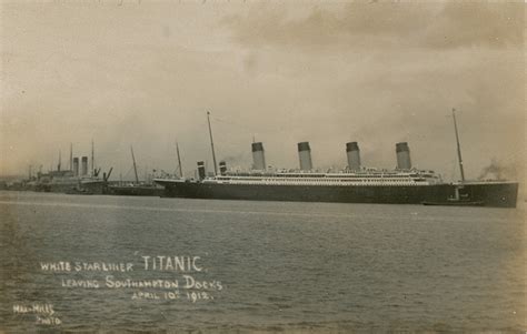 Titanic Leaving Southampton Docks | RR Auction