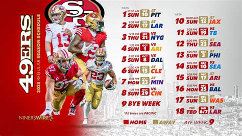 49ers 2024 Schedule Football - Alane Auguste