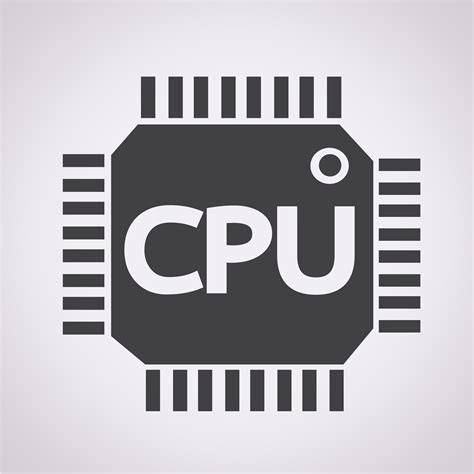 CPU icon symbol sign 649686 Vector Art at Vecteezy