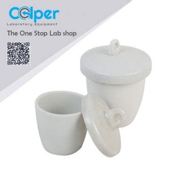 Crucible with Lid - Colper Educational Equipment