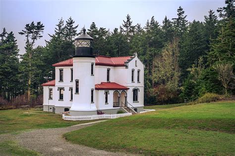 Admiralty Head Lighthouse on Whidbey Island Washington Photograph by ...