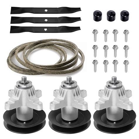 Amazon.com : Lawn Mower Blade Spindle Rebuild Kit for Cub Cadet 54 ...