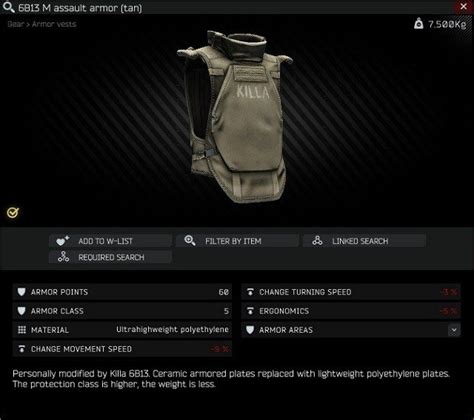 Best Tarkov Armour Tier List and Guide 2022 - Games Finder