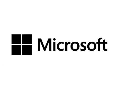 Microsoft Black Logo PNG vector in SVG, PDF, AI, CDR format