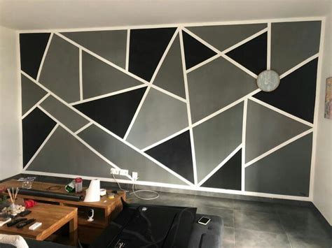 Geometric Wall Art Painting Designs And Ideas||Attractive Shades ...