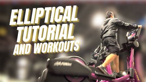 Planet Fitness Elliptical (HOW TO USE IT / WORKOUTS FOR BEGINNERS ...