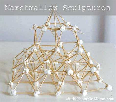 Marshmallow Sculptures for Kids