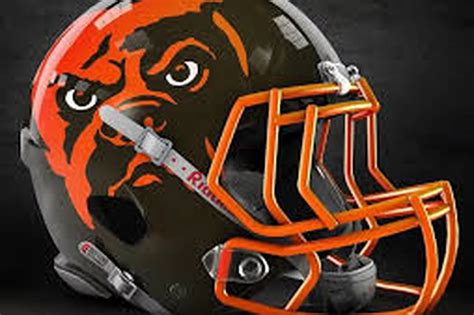 Alternate Cleveland Browns helmet designs