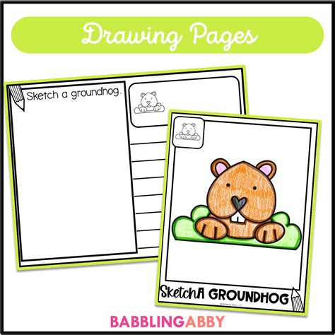 How to Draw a Groundhog Directed Drawing for Following Directions ...