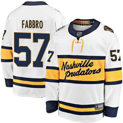 Men's Dante Fabbro Nashville Predators Fanatics Branded 2020 Winter ...