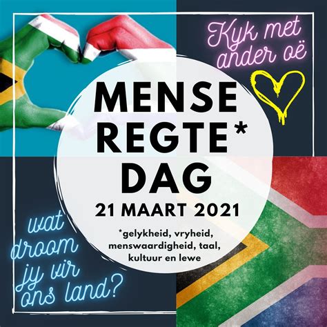 Menseregtedag 21 Maart – Dink Jeug